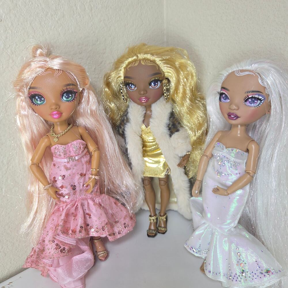 Rainbow High Rainbow Vision Sabrina St. Cloud, Meline Luxe & Roxie Grand Bundle